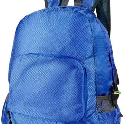 Lightweight foldable backpack outdoor mountaineering bag travel backpack blue