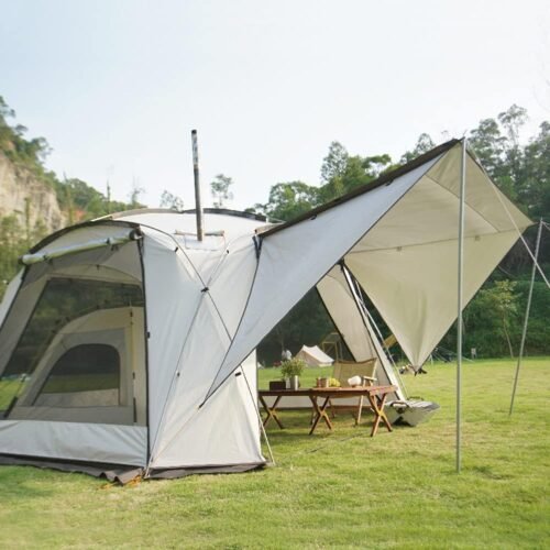 Pop Up Tent for 5-8 Person Instant Camping Tent with Double Door Lightweight Family Dome Tent with Carrying Bag for Outdoor Family Camping, Hiking, Fishing, Festival (Pop Up Tent 5)