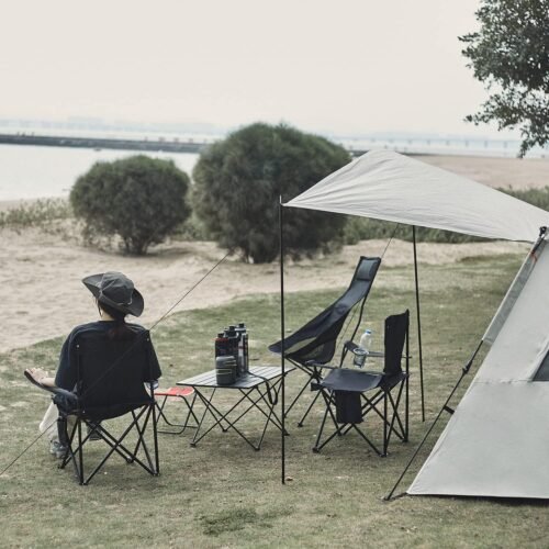 Foldable Camping Chair - Lightweight, Instant Setup for Beaches, Lawns, Sports