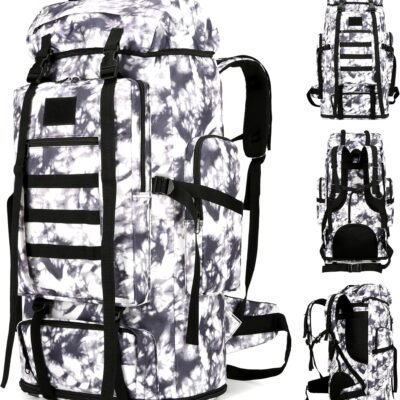 100L Hiking Backpacks Men Women Tactical Gear Back Pack  Bag Rucksack