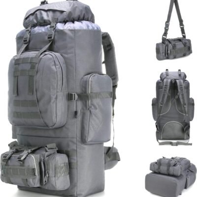 100L Camping Hiking Backpack  Rucksack Military Camping Backpacking Daypack