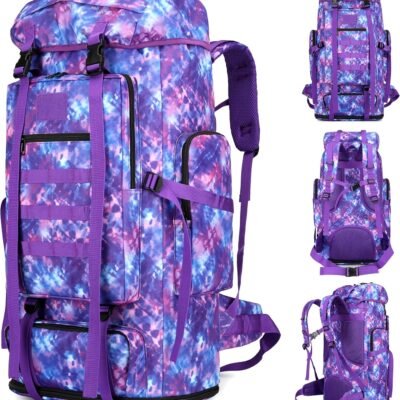 100L Hiking Backpacks Men Women Tactical Gear Back Pack  Bag Rucksack